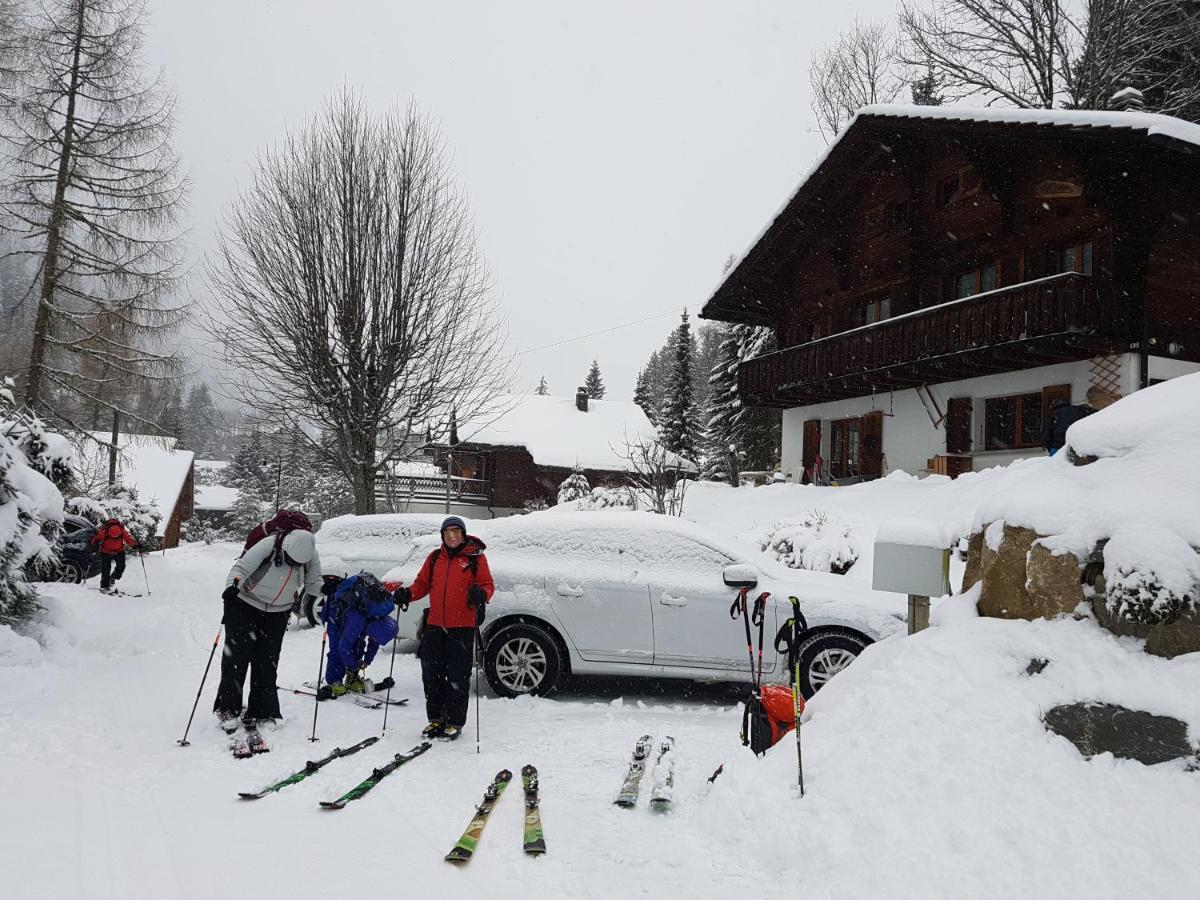 Le Castor Bed and Breakfast Morgins Exteriör bild
